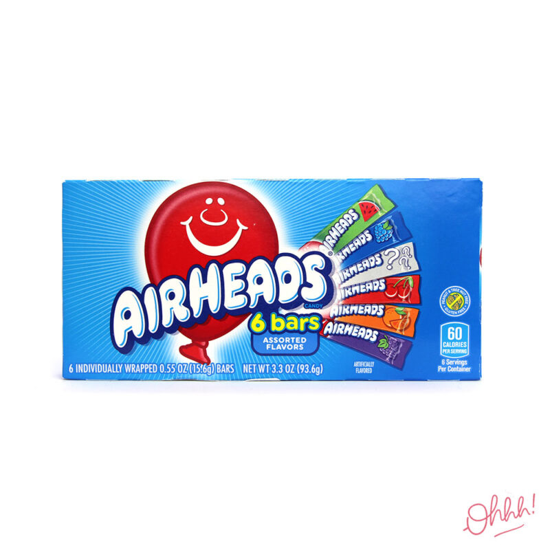 Airheads 6 bars Assorted Flavor