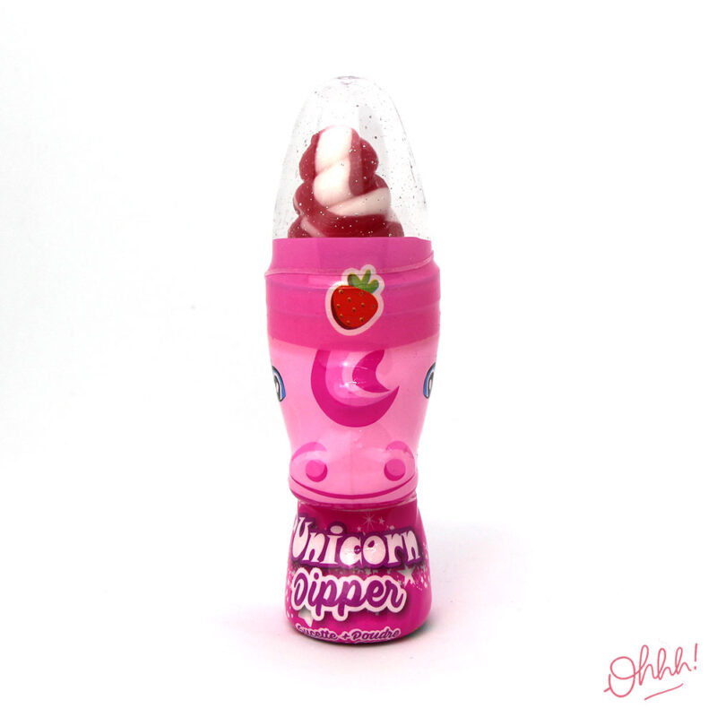 Dipper Sucette-poudre Licorne Fraise – Image 2