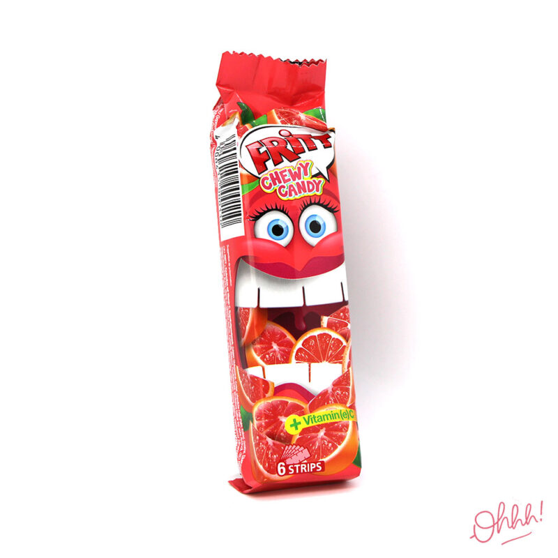 Fritt Chewy Candy (6 strips) Pamplemousse – Image 2