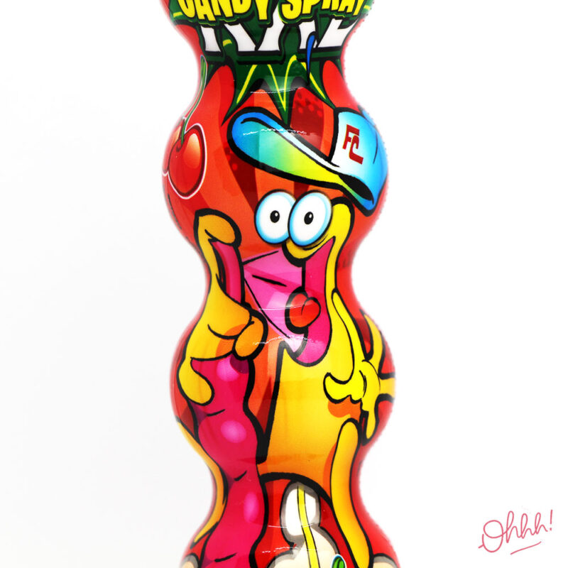 Giant XXL Candy Spray Super Sour Cerise – Image 2