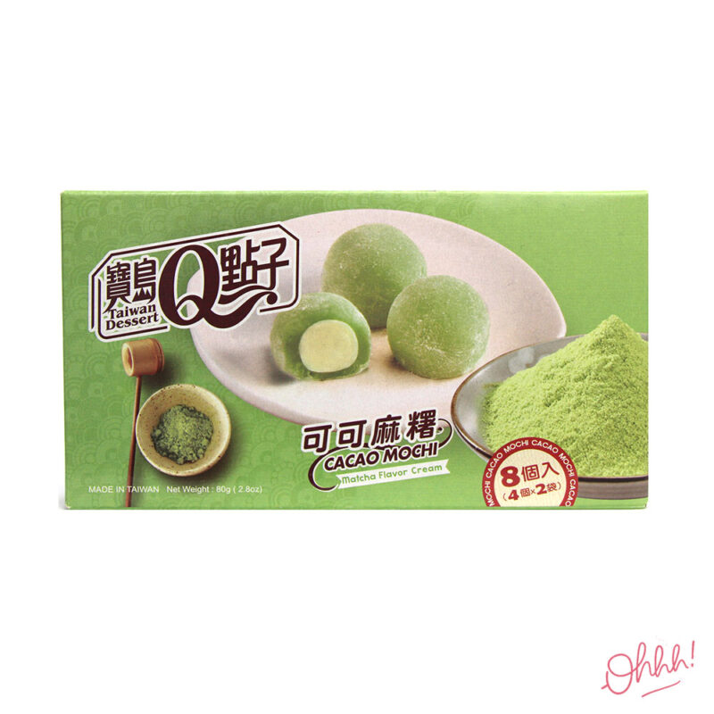 Mochi - Cacao mochi matcha flavor cream