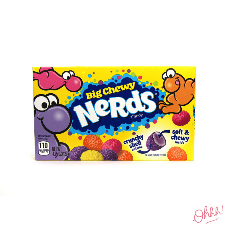 Big Chewy Nerds (Grape, Lemon, Strawberry, Orange)