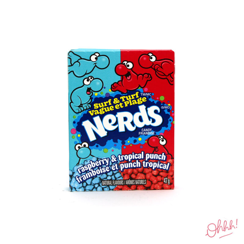 Nerds Pocket framboise et punch tropical (Raspberry & Tropical punch)