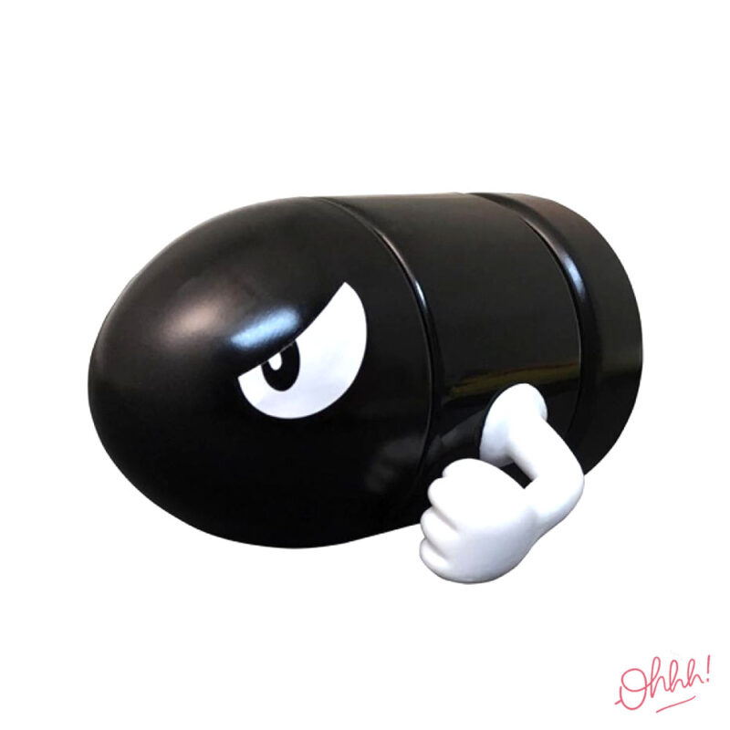 Nintendo Super Mario Bros Candy Bullet Bill Tin (Blue Raspberry) – Image 3
