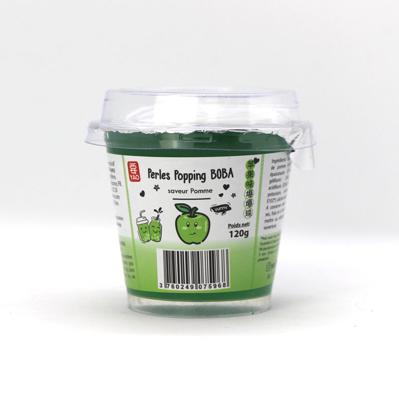 Bubble Tea Perles Popping Boba Pomme