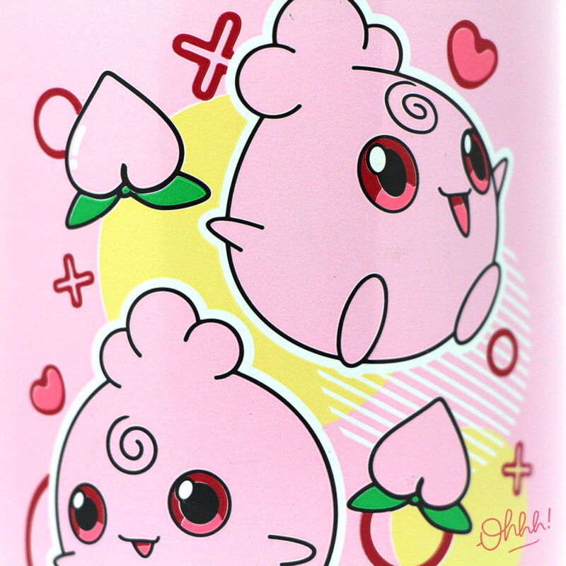 Pokemon White-Peach Sparkling Water (IgglyBuff) – Image 2