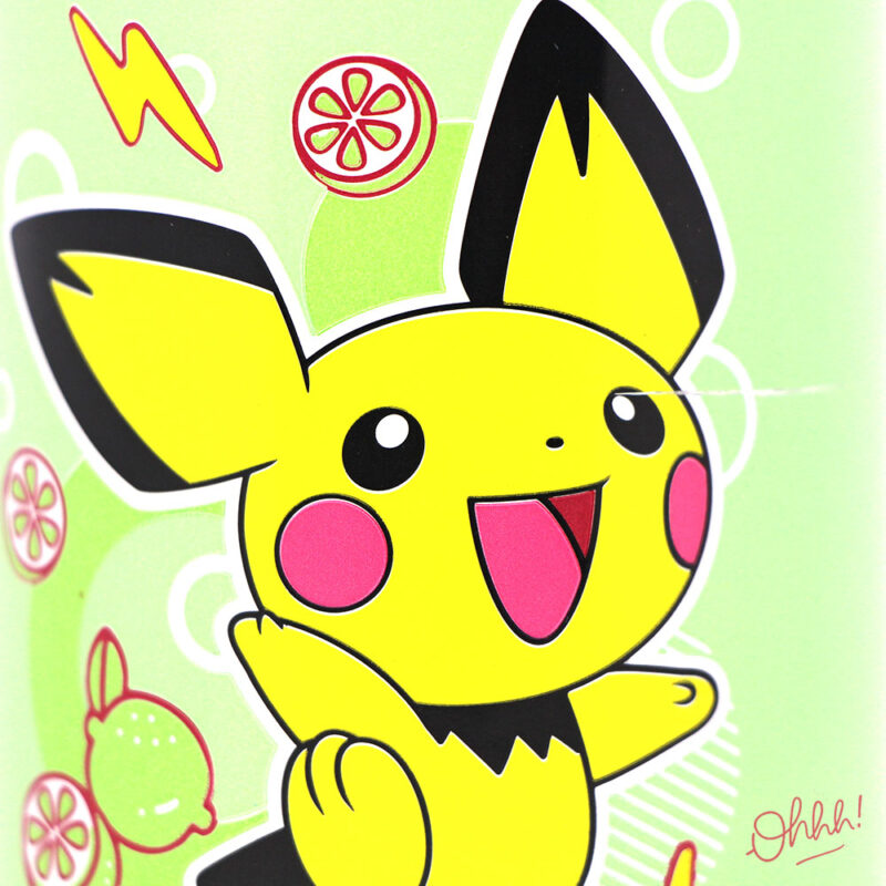 Pokemon Wafllr-Lime Sparkling Water (Pikatchu) – Image 2
