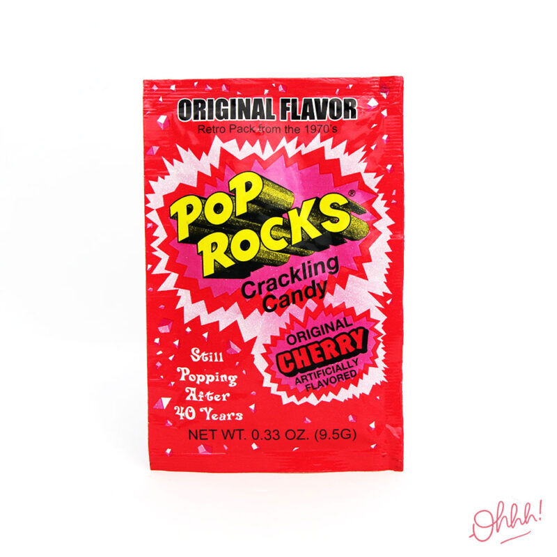 Pop Rocks Crackling Candy Original Cherry (retro pack 70's)