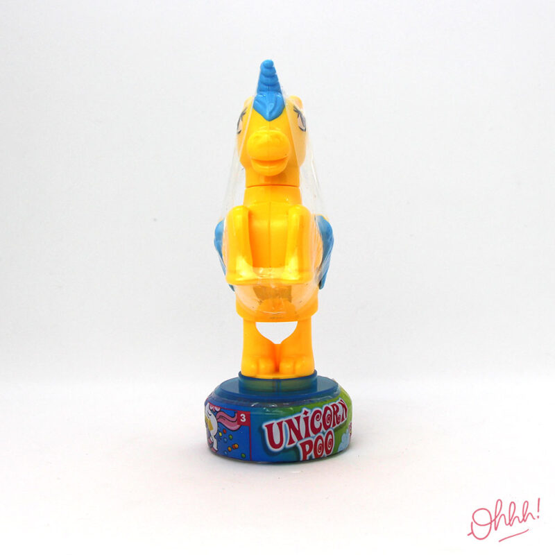 Unicorn Poo distributeur bonbons Jaune-Bleu – Image 2