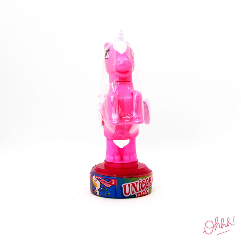 Unicorn Poo distributeur bonbons Rose-Blanc – Image 2