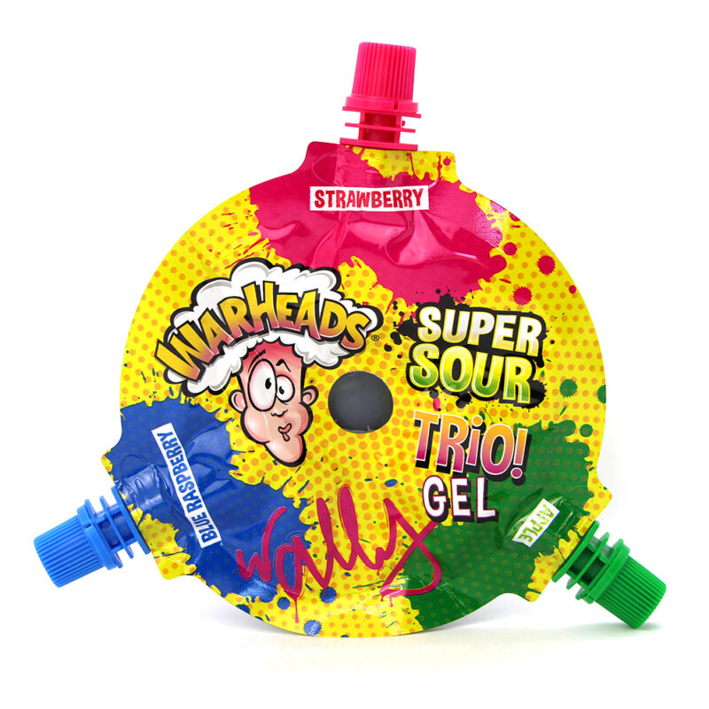 Warhead Trio Gel Super Sour-Apple - Blueberry - Strawberry