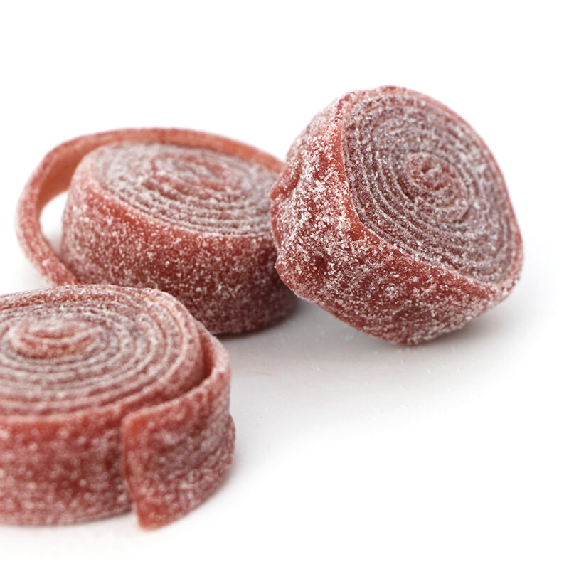 Rouleaux acidulés fraise