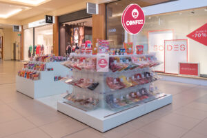 Kiosque Confizz au Woluwe Shopping Center