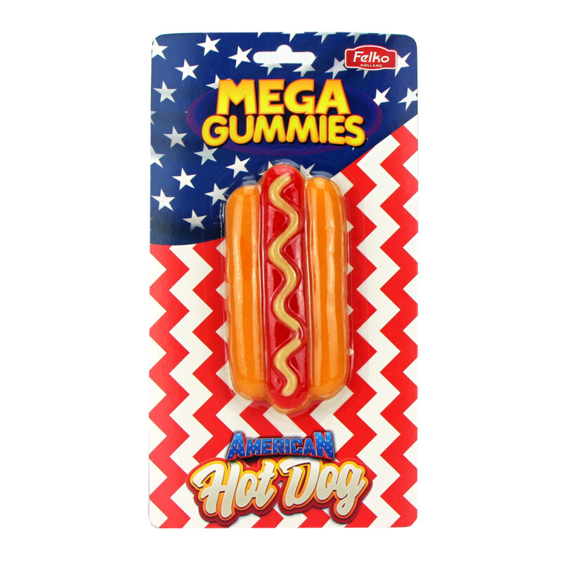 Mega Gummies American Hotdog 120g