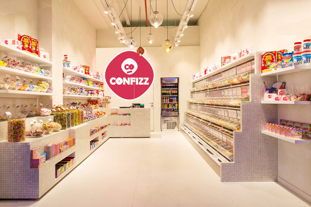 Magasin Confizz à L’Esplanade de Louvain-la-Neuve