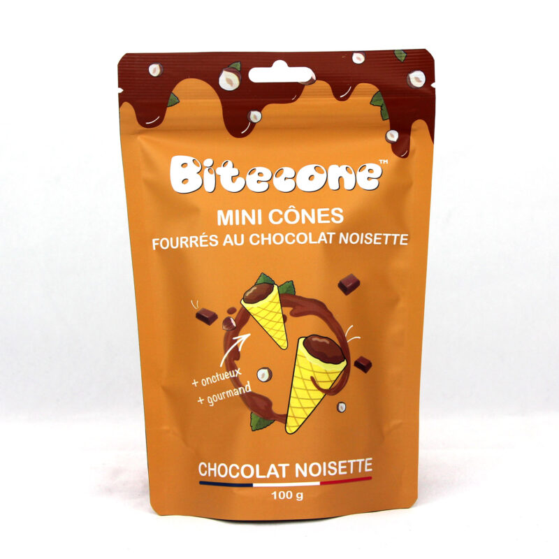 Bitecone Mini Cônes Chocolat aux noisettes