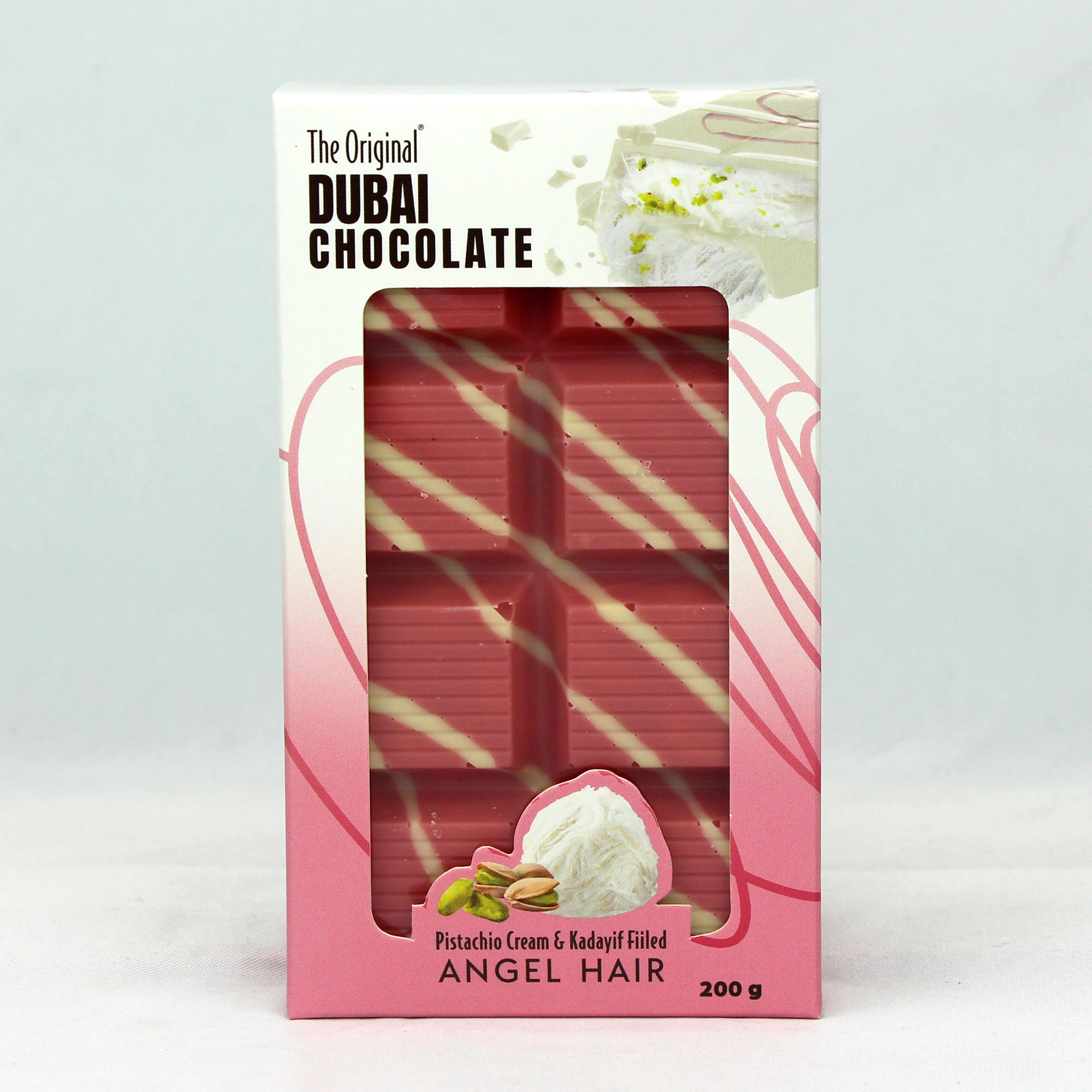 The Original Dubai Chocolate Angel Hair Pistachio Cream and Kadayif 200g