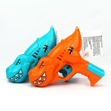 Pistolet Dino Pop Duo Orange et Bleu