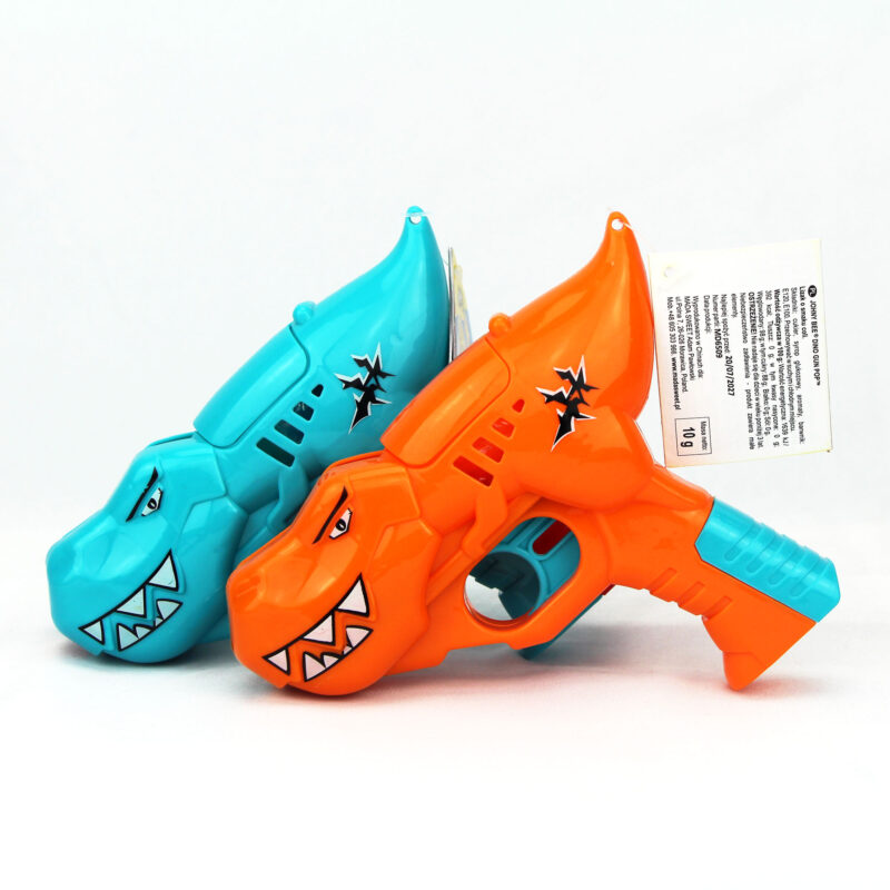 Pistolet Dino Pop Duo Orange et Bleu