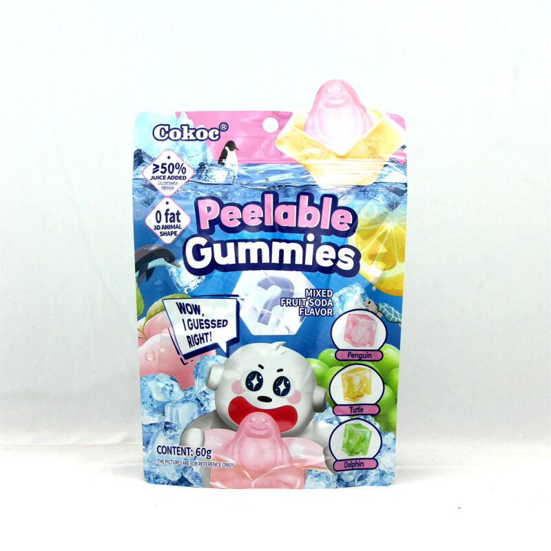 Peelable Gummies Mixed Fruit Soda