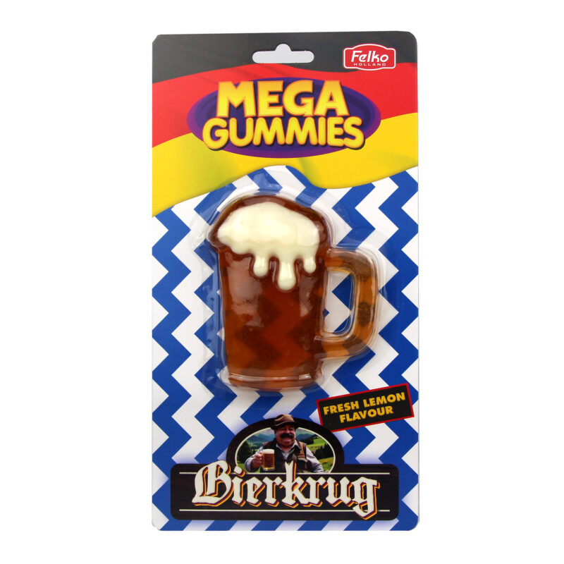 Mega Gummies BierKrug saveur Citron 120g