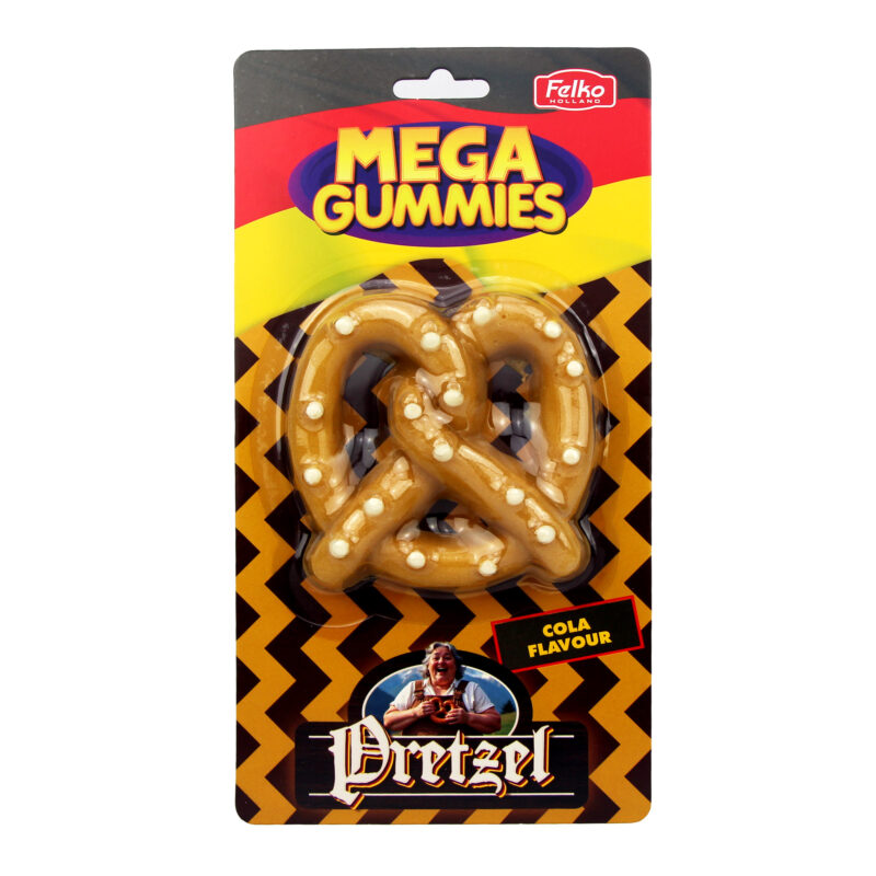 Mega Gummies Bretzel saveur Cola 120g
