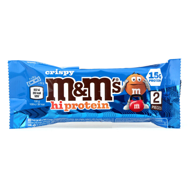 High Protein M&M's Crispy Bar