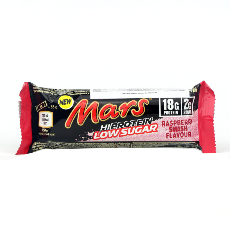 High Protein Low Sugar Mars Raspberry Bar