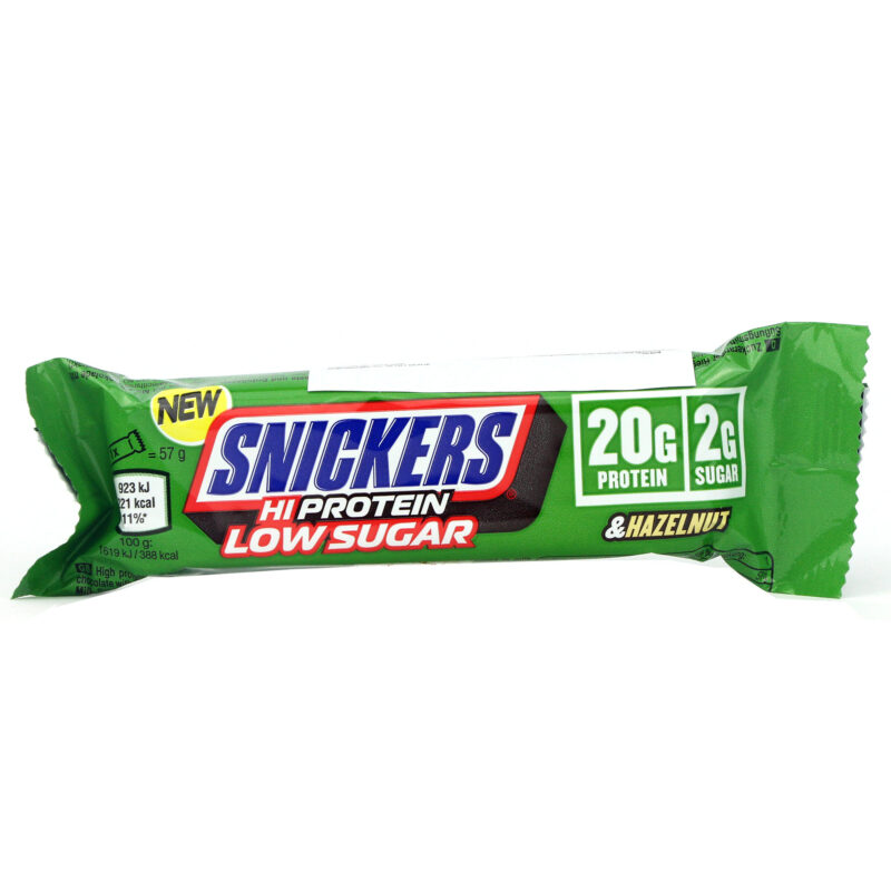 High Protein Low Sugar Snickers Hazelnuts Bar