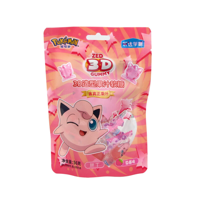 Pokemon 3d Gummies Strawberry (Zed)
