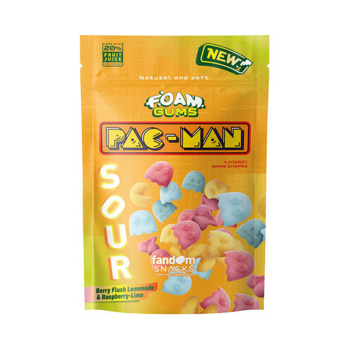 Pac Man Sour Foam Gums