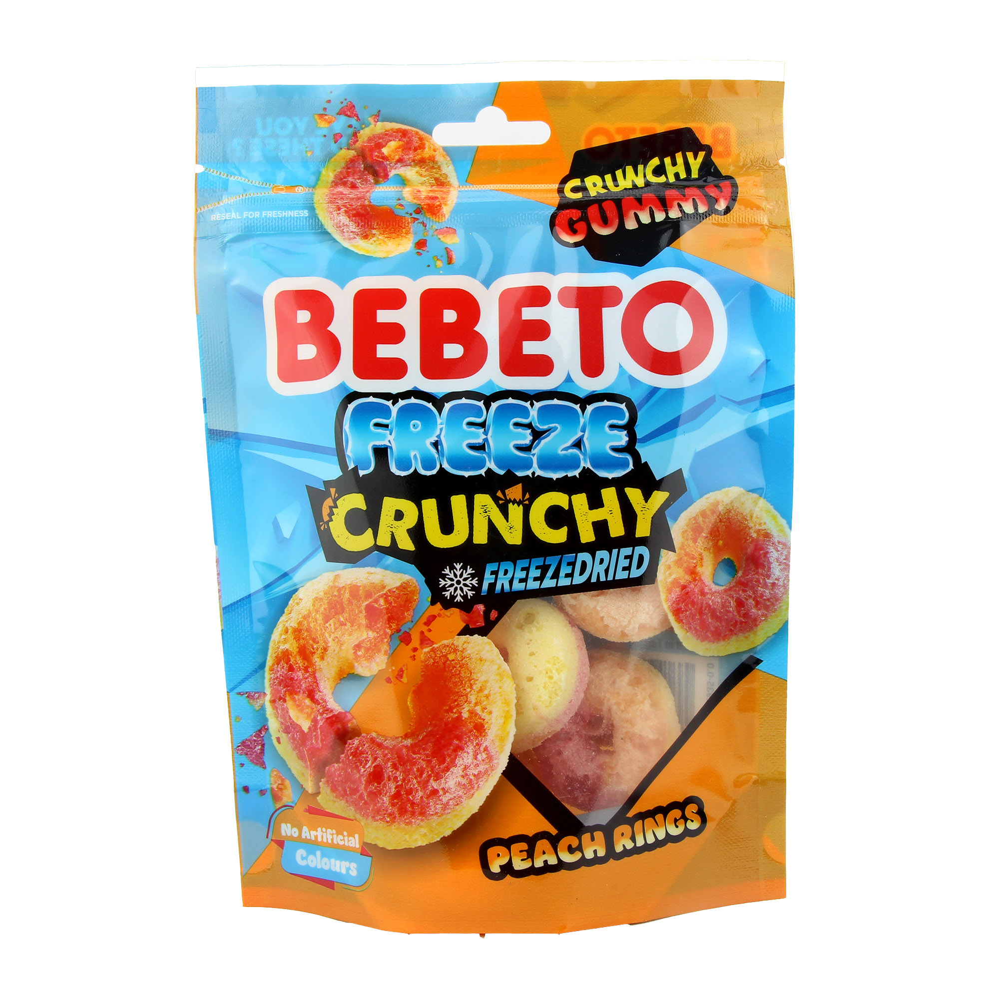 Bebeto Freeze Crunchy Peach Rings Bebeto Freeze Crunchy Peach Rings