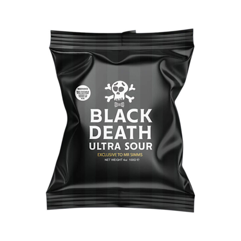 Mr Simms Black Death Ultra Sour Candy 100gr