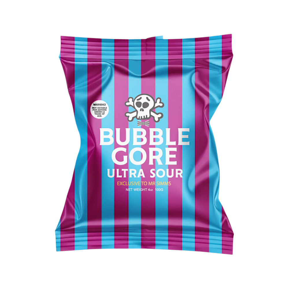 Mr Simms Bubble Gore Ultra Sour Candy 100gr