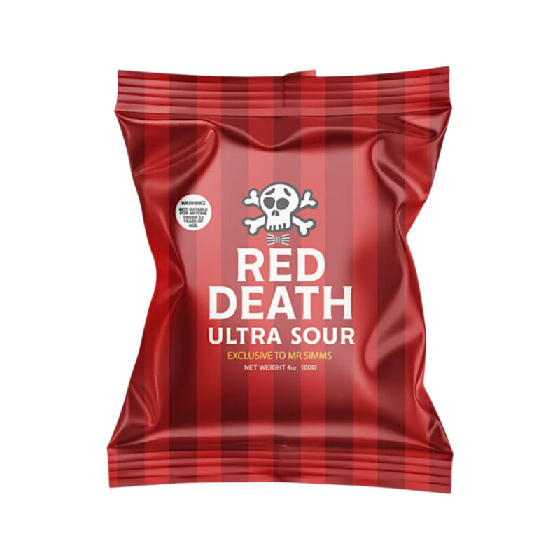 Mr Simms Red Death Cola Ultra Sour Candy 100gr