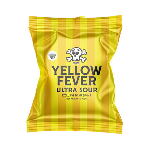 Mr Simms Yellow Fever Ultra Sour Ananas 100g